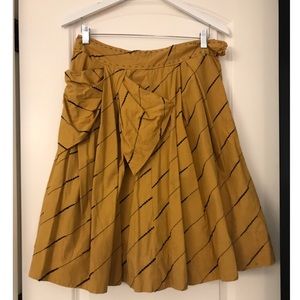 🤩Anthropologie Floreat mustard skirt🤩